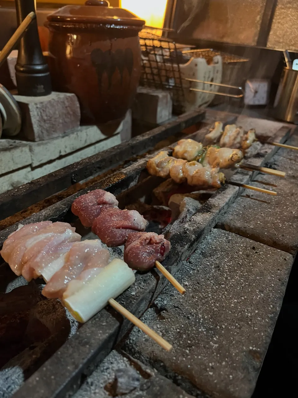 焼き鳥いっぷくです🐓
